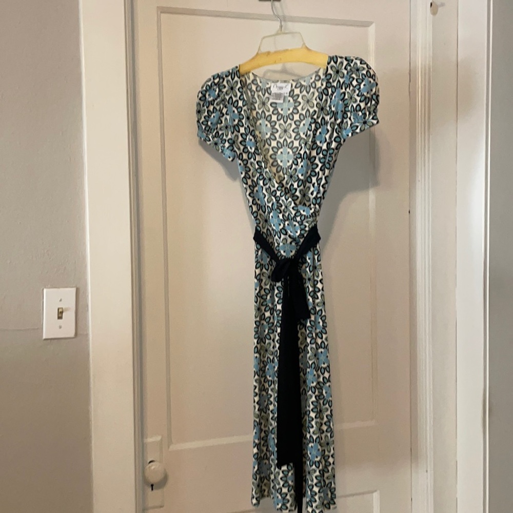Maggy L dress with surplice bodice. Excellent condition